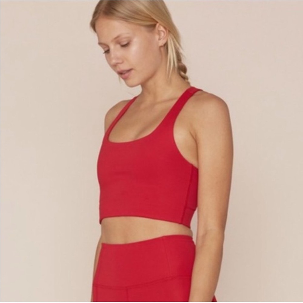 Red Paloma Ribbed Racerback